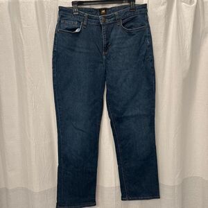 Dark wash Lee denim jeans